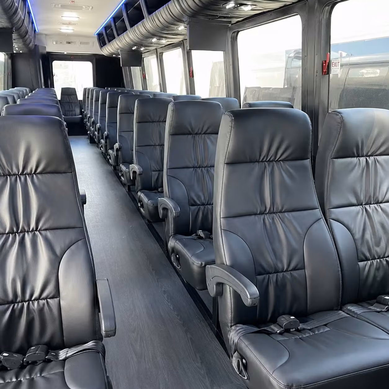 25 passenger minibus inside