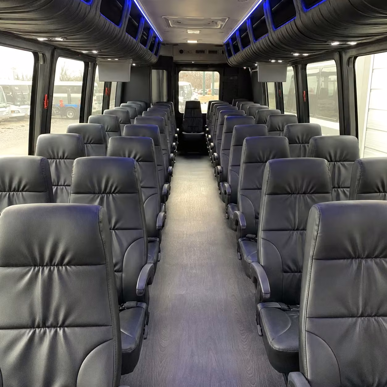 25 passenger minibus interior