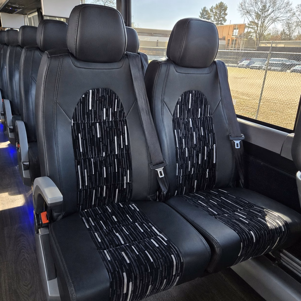 edison charter bus interior